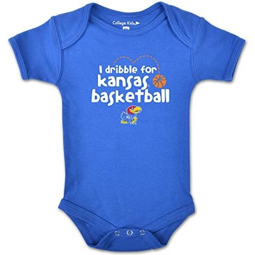 College Kids Kansas Jayhawks Infant Short Sleeve Bodysuit
