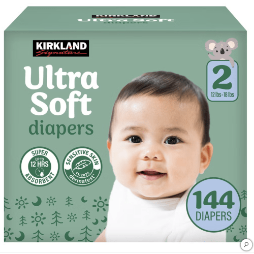 Kirkland Signature Diaper Size 2 | Costco | 144 qty