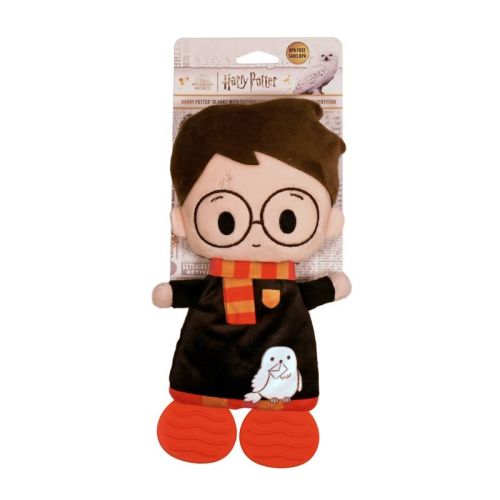 Harry Potter Baby Blanket with Teether Feet: BPA-Free, Supports Emotional Development, Sensory Development, Fine Motor Skills