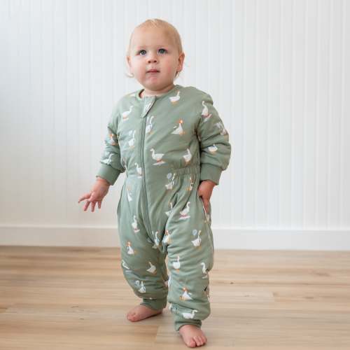 Cozy Playsuit in Silly Goose