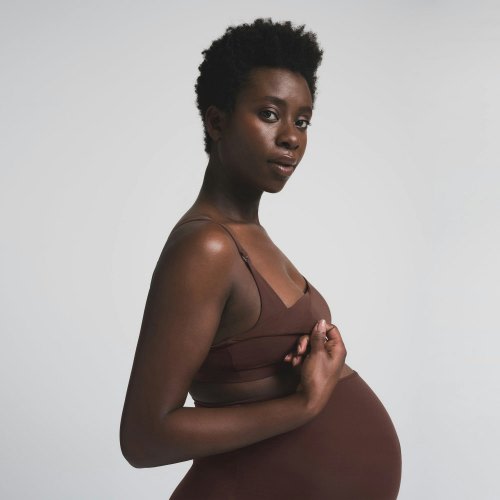 FITS EVERYBODY MATERNITY NURSING SCOOP BRALETTE | COCOA | SKIMS