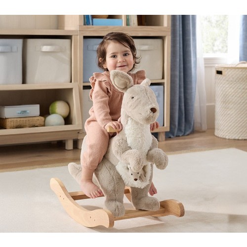 Kangaroo Plush Nursery Rocker