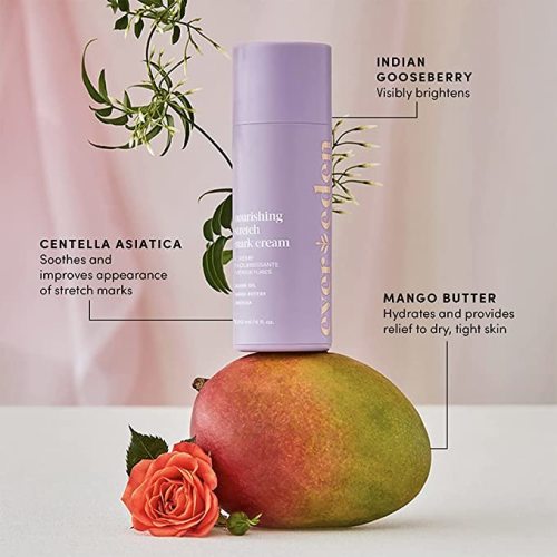 Evereden Nourishing Stretch Mark Cream 4.0 fl oz. | Clean and Unscented Pregnancy Skincare | Natural and Plant Based | Stretch Mark Prevention