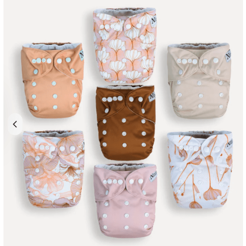 7-Pack Cloth Pocket Diapers - Magnolia