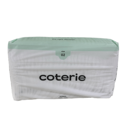 Coterie Size 2 Diapers, 31 Count