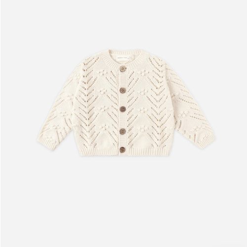 Knit Cardigan Natural – Quincy Mae