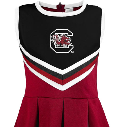 Little King NCAA Infant/Toddler Girls One Piece Team Cheer Jumper Dress Sizes 6M 12M 18M 2T 3T 4T
