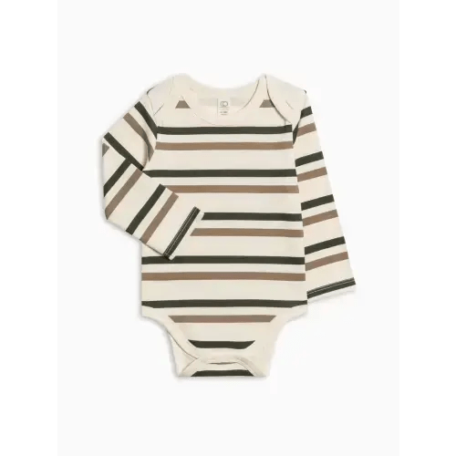 River Bodysuit in Stripe / Denim (3-6mo)