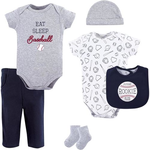 Hudson Baby Unisex Baby Cotton Layette Set