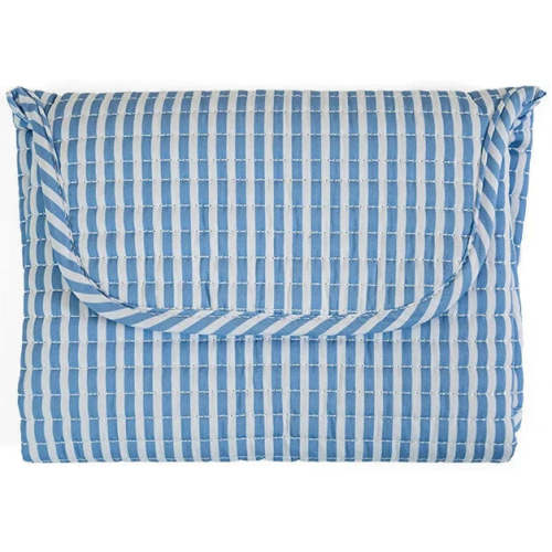 Chambray Pimlico Stripe Quilted Changing Mat