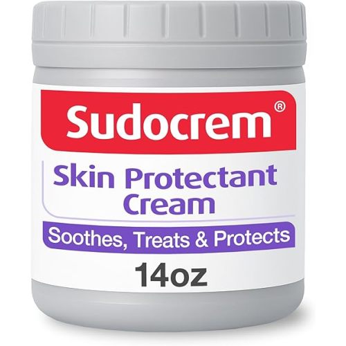 Sudocrem Diaper Rash Cream for Baby's Skin, Triple Action Diaper Rash Paste that Soothes, Treats and Protects, 15.29% Zinc Oxide Cream - 14oz (400g)