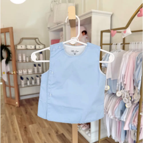 Light Blue 2 Piece Diaper Set – Little Stitches & Co.