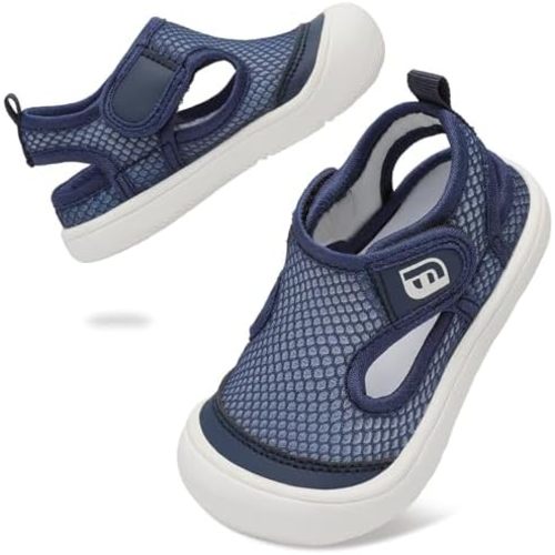 JOINFREE Baby Water Shoes Toddler Boys Girls Wide Sandals Barefoot Swim Shoes Quick-Dry Breathable Summer Outdoor Sports Shoe for Beach Pool Aqua Walking Sandals