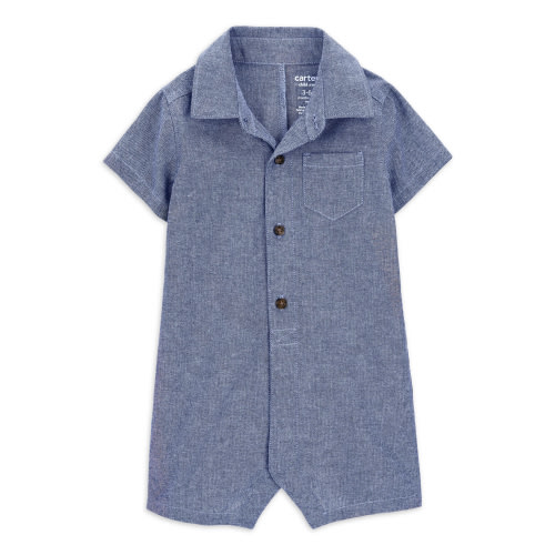 Carter's Child of Mine Baby Boy Romper, One-Piece, Sizes 0/3-12 Months