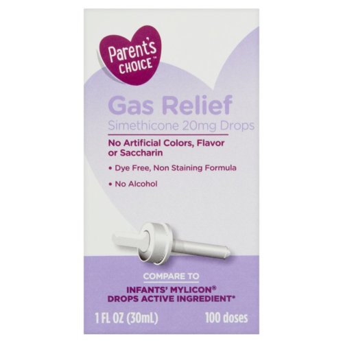 Parent's Choice Infants' Gas Relief Simethicone Drops, 20mg, 1 fl. Oz.