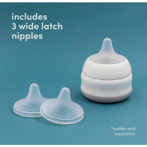 wide latch nipples 3-pack