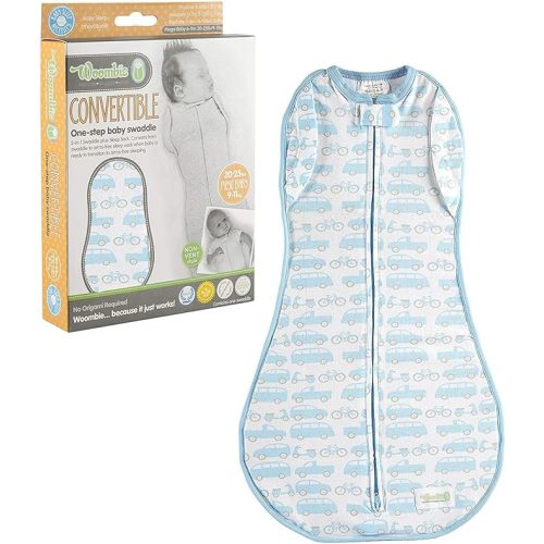 Woombie Swaddling Blanket Beep Beep 14-19 lbs