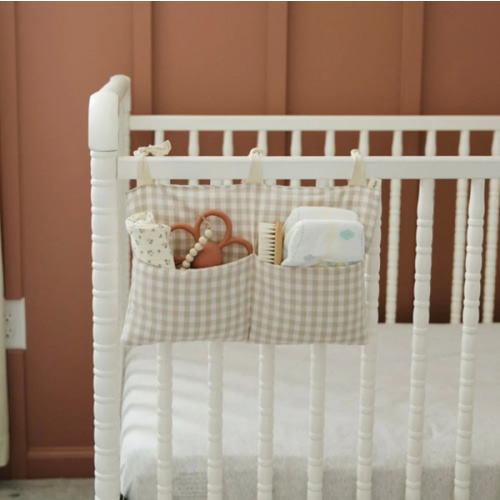 Haven Baby Crib Diaper Caddy Storage Organizer Nursery Room