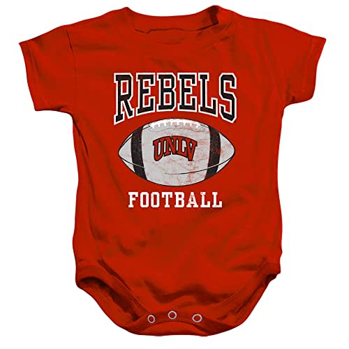 University of Nevada Las Vegas UNLV Official Football Ball Unisex Infant Snap Suit for Baby