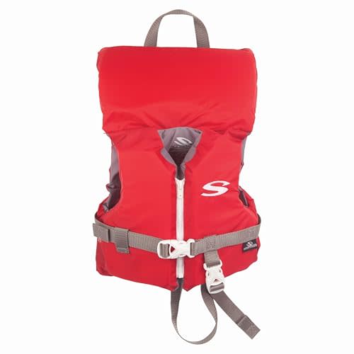 Stearns Infant Life Vest, USCG Approved Type III Life Jacket for Babies & Kids Under 30lbs, Youth PFD for Boat, Beach, Pool, & More