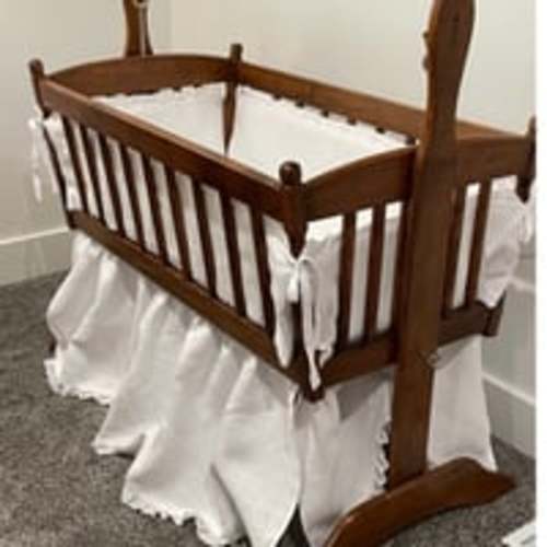 NEW! Custom Baby Cradle Bedding Set
