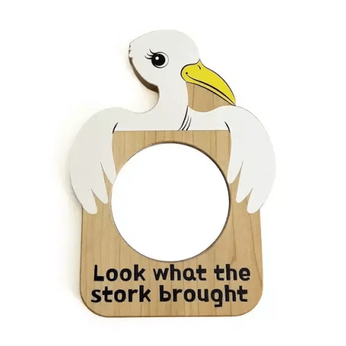 Look at ME! Little Explorers Baby's First Mirror - Friendly Stork by Janie and Jack