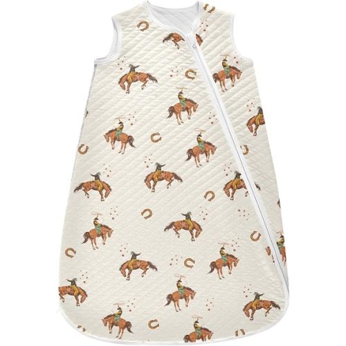 vvfelixl Cowboys Rodeo Baby Sleeping Bag Sleep Sack,Baby Wearable Blanket Sleep Suit for 0-6 Months