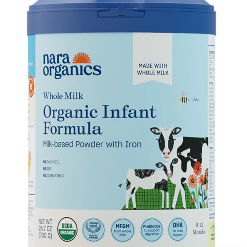 Organic Whole Milk Infant Formula – Nara Organics