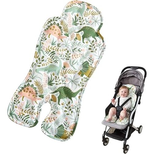 Cooling Pad for Stroller,Double-Sided Available Car Seat Cooler Pad for Babies,Breathable and Cooler,Gel Car Seat Cooler Pad for Baby Chair,Stroller,Child Safety Seat (Dinosaur)