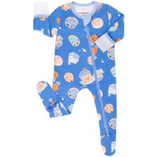 BubblePanda Rayon Made From Bamboo Baby Pajamas Long Sleeve Sleepers