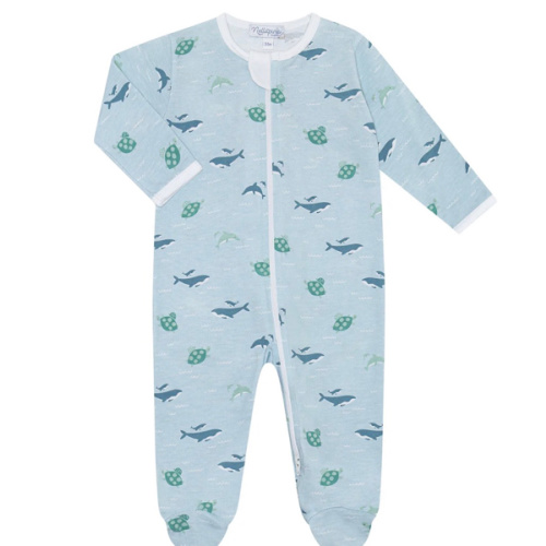 Sea Life Zipper Footie – Nellapima