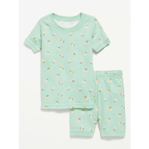 Snug-Fit Pointelle-Knit Pajama Set for Toddler & Baby