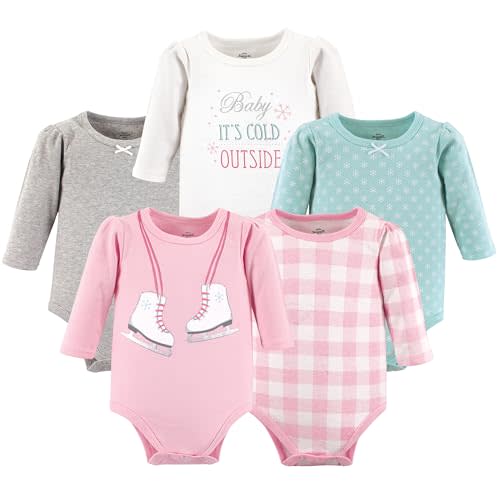 Luvable Friends Hudson Baby Bodysuits 5pk