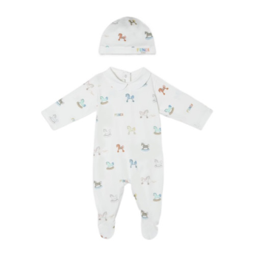 Fendi Kids Jersey Baby Set