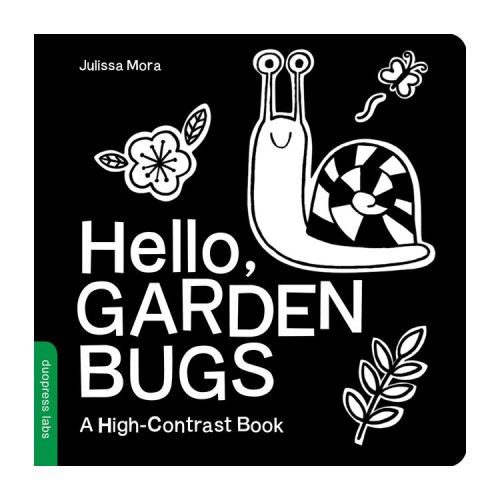 Hello, Garden Bugs - (High-Contrast Books) by Duopress Labs (Board Book)