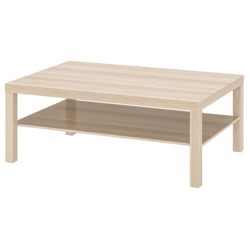 LACK Coffee table - white stained oak effect 46 1/2x30 3/4 "
