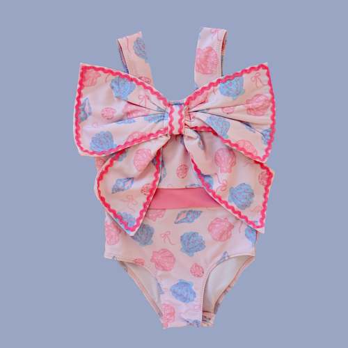 Pastel Shell One Piece Swimsuit