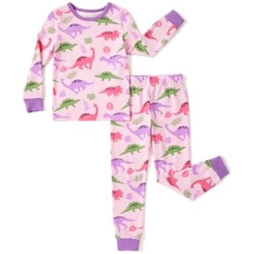 PATPAT Baby Pajama Set Organic Cotton, Snug fit Pjs for Boys Toddler Kids, Supersoft & Stretchy Sleeper Sleepwear