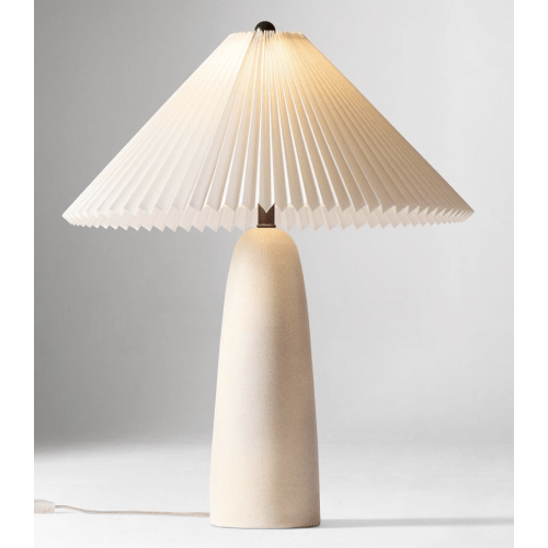 Louis Table Lamp (23") - Pleated