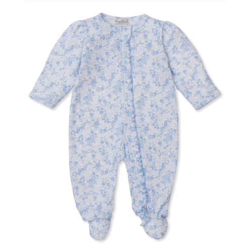 Old English Roses Footie - Blue