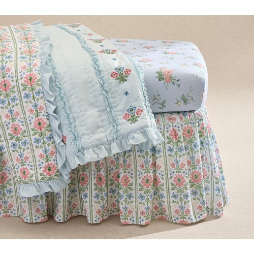 Hill House Home Block Stripe Floral Baby Bedding Set