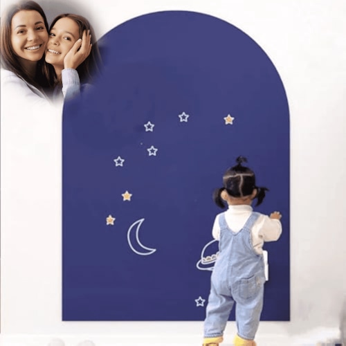 CherryPicks Magnetic Wall Decal, Cherrypicks Magic Playwall - Arch Magnetics Art Walls Decal, Self-Adhesive Wall Chalk Board for School, Home,Cherry Pick Magnetic Play Wall (22.8 * 35.4in)