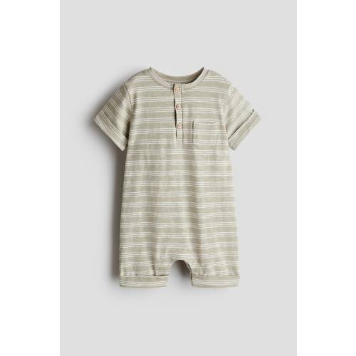 PRINTED COTTON ROMPER SUIT