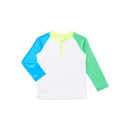 Wonder Nation Toddler Long- Sleeve Rash Guard, Sizes 12M-5T