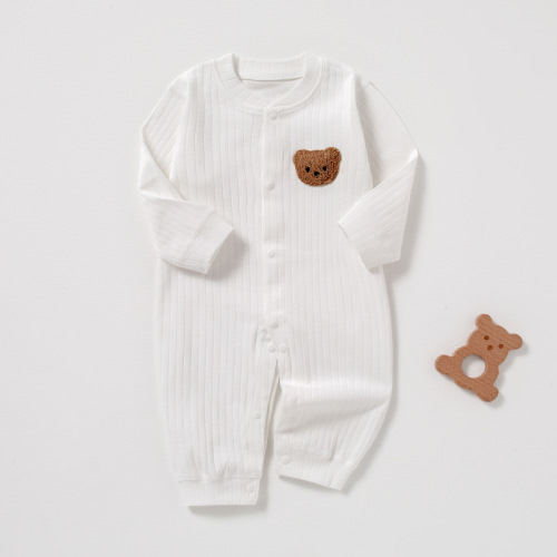Baby Newborn Cute Animal Bear Pit Romper