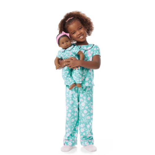 Flower Fun PJs for Little Girls & Bitty Baby® Dolls