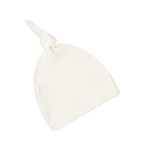Knotted Hat - NB - Ivory