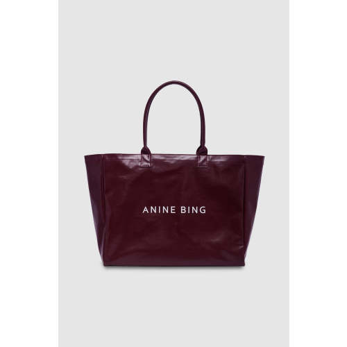 Leo Coated Canvas Tote - Fig