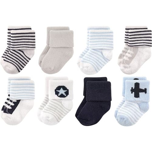 Luvable Friends Baby Newborn and Baby Terry Socks