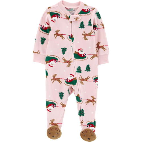 Carter's Child of Mine Baby Cozy Holiday Sleep N Play, Sizes Preemie-6/9 Months